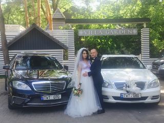Mercedes-benz S-class alb/negru pentru nunta ta!!! 20€/1h foto 3