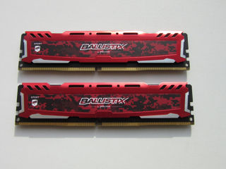 DDR4 12gb Micron Ballistix (4gb+8gb) 2666MHz foto 2