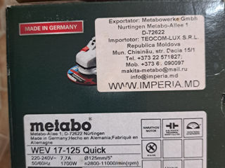 Metabo WEV 17-125 Quick foto 2