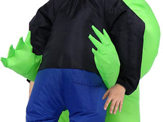 Надувной инопланетянин костюм на хэллоуин для взрослых детей foto 3