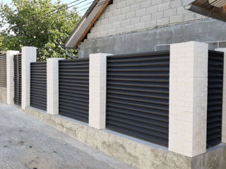 Garduri din beton,garduri din plite,garduri la comandă, chișinău, фундамент под забора!!! foto 8