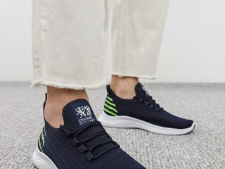 Adidași pentru bărbați 437378/01-03W - Albastru/verde / Мужские кроссовки 437378/01-03W - Синие/З... foto 7