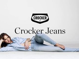 новые бордовые джинсы Crocker foto 8