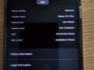 Samsung Galaxy S22 Ultra 256gb 12 gb
