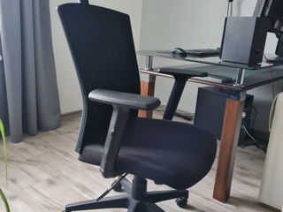 Кресло ergostyle-720s с изменяемым углом наклона, black , black б/у foto 2