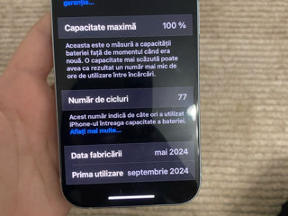 iPhone 15, 128 GB, albastru foto 3