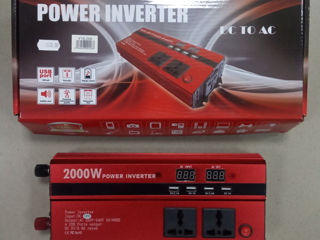 Преобразователь напряжения 2000w 4000 w Inversor transformator de tensiune 12v/24v foto 1