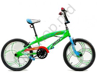 Bicicleta Racer BMX 20 Green Livrarea gratis !!! foto 1