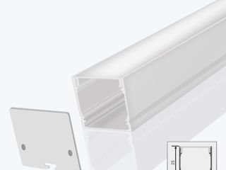Алюминиевый профиль LED встраиваемый в гипсокартон, профиль LED, panlight, LED лента foto 14