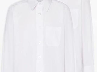 Белые рубашки на мальчика 8-9 лет 2 штуки = 300 лей / Cămăși albe pentru băiat 8-9 ani, 2 buc foto 1
