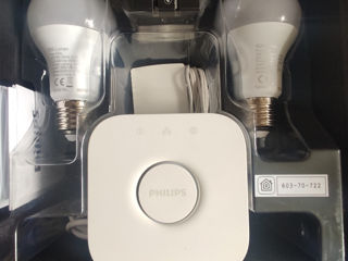 Philips Hue E27 White LED Lighting Starter Kit foto 2