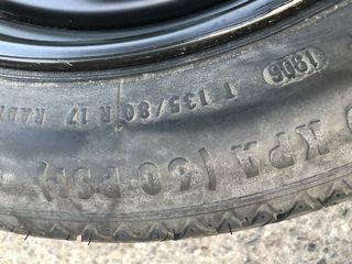 Roata de rezerv BMW 135/80R17 foto 3