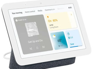 Google Nest Hub (2nd gen).Умный дисплей @ Google Nest Mini (2nd Generation) Smart Speaker - Charcoal foto 2