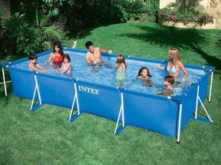 Piscină INTEX 450x220x84cm, 7127L, cadru metalic foto 2