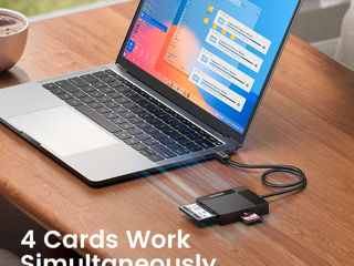 Cardreader 4-in-1 USB 3.0 SD Micro SD TF CF MS Compact Flash Card foto 5