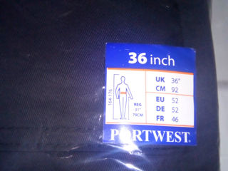 Новые рабочие брюки Portwest 50 размер/36 на 31/ foto 4