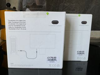 Apple Cablu Thunderbolt 4 Pro 1,8m / 3m  100% Original foto 2