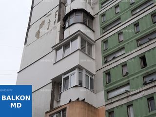 Reconstrucție balcoane la cheie, demolarea, alungirea si extinderea balcoanelor, reparație balcon foto 6