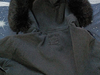 Fur hoodie foto 2