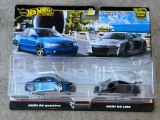 Hot Wheels Premium Target Exclusive 2 Pack Audi S4 quattro / Audi R8 LMS