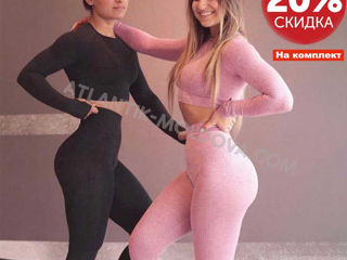 Costum de sport pentru femei fără cusături PKSOYS -20% foto 2