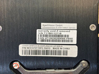 Видеокарта Palit GTX 1070 GameRock 8GB для гейминга foto 3