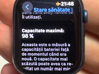 Vând Apple Watch Seria 7 45MM Blue foto 5