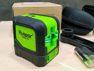 Лазерный уровень (нивелир) huepar 9011G - магнит+мишень+чехол+батарейки