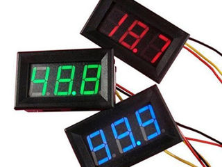 Вольтметр-LED=12-24v.(4.5v-30v) цифровой индикатор.