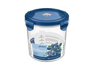 Container Hermetic Phibo Brilliant 1.15L, D14Cm Inalta, Albastru