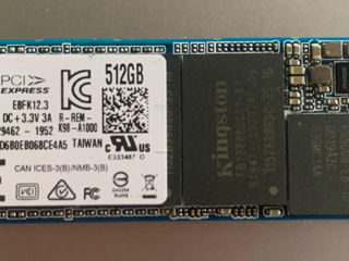 Kingston 512 GB M.2 PCIe Gen 3 NVMe SSD Drive