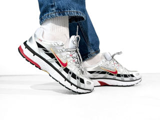 Nike P 6000 White Silver Red Unisex 36-45 foto 10