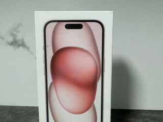 Vind iPhone 15 128Gb Pink , NOU , New , Sigilat, Garantie 1 An