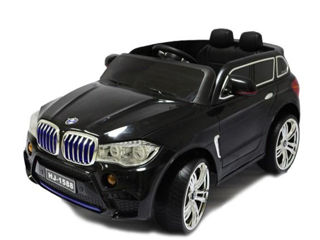 Машина BMW аккумуляторная для мальчика, нагрузка 30кг, мягкие сидения, 12V, MP3, 2 мотора, пульт.