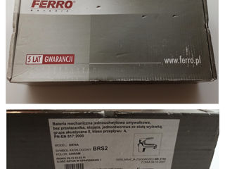 Смеситель оригинальный Ferro для раковины (латунь), новый foto 10