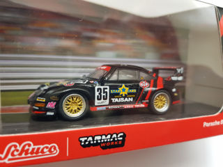 Tarmac Works & Schuco Porsche 911 (993) GT2 JGTC Taisan Starcard foto 3