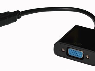 Адаптер HDMI-VGA (новые, гарантия) - Доставка бесплатно! foto 3