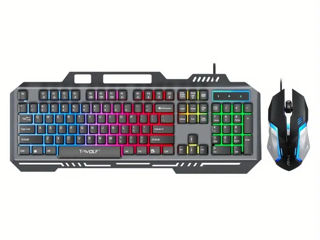 Клавиатуры и мыши T-wolf Thunderwolf TF600 Gaming с подсветкой - черный англиская версия foto 3