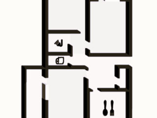 Apartament cu 3 camere, 76 m², Ciocana, Chișinău