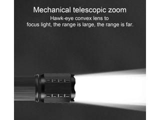 Lanternă compactă fără fir BLG-C72O-P500 Cree XHP50 LED, capacitate de focalizare a fasciculului ZOO foto 16