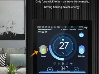 Aqara s3 — termostat intelegent cu ecran tactil | aqara | zigbee | mi home | homekit foto 2
