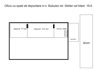 Oficiu 50m2  si depozit 208 m2 . Total 258 m2 foto 8