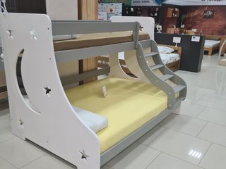 Хит 2022 года! Двухъярусная кровать "Stars" из натурального дерева! Идеальный вариант для семьи! фото 2