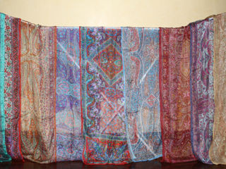 Платки, шарфы и шали, шёлк, Индия foto 16