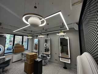 Corpuri de iluminat interior led liniare, panlight, lampa LED suspendata office, banda LED, GTV foto 5