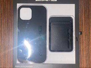 Husa originala Mercedes AMG + magnetic wallet iPhone 12 /12 Pro foto 1