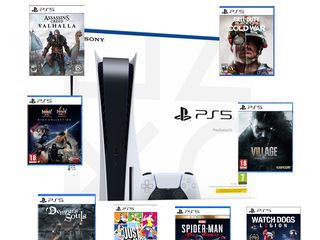 PlayStation 5  Disc Edition, Slim (PS5), Xbox Series - Гарантия 12 месяцев: Игры, Акссесуары foto 3