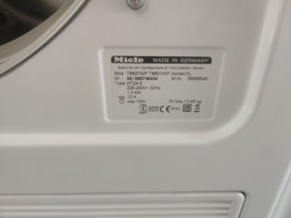 Mașină de uscat Miele T8801WP, 7kg, pompă de căldură, 12 programe,  timer, adusă din Germania foto 6