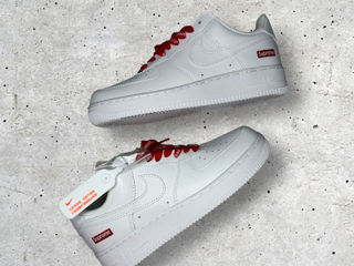 Nike air force 1 & supreme (white) foto 1