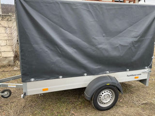 Pritzep remorca autoturism 750 kg aluminium humbaur germania foto 6